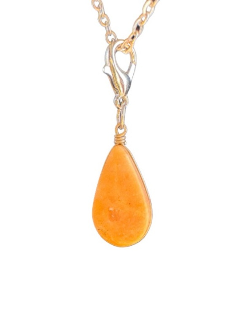 Hand Crafted Stone Charm Necklace